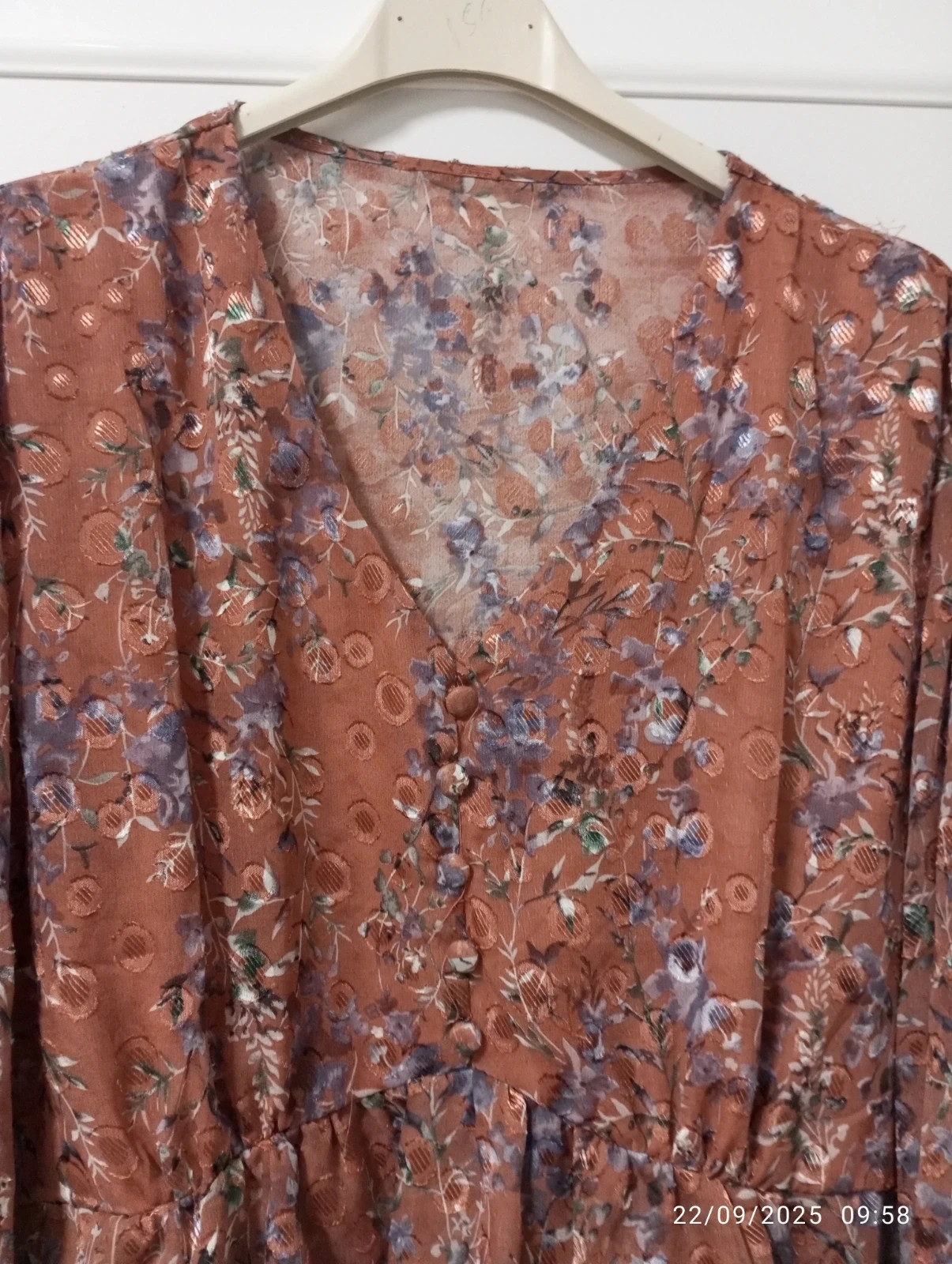 🌸 Blusa Floral Romántica - Italy Moda - Talla L (Nueva) – Italy Moda – taille L / 40 / 12 2
