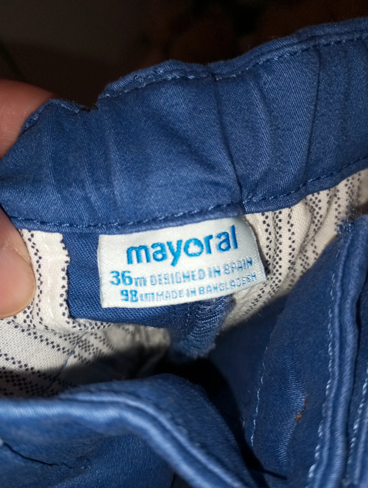 Pantalón Chino Azul 98 cm (3 años) - Nuevo – Mayoral – taille 3 ans / 98 cm 3