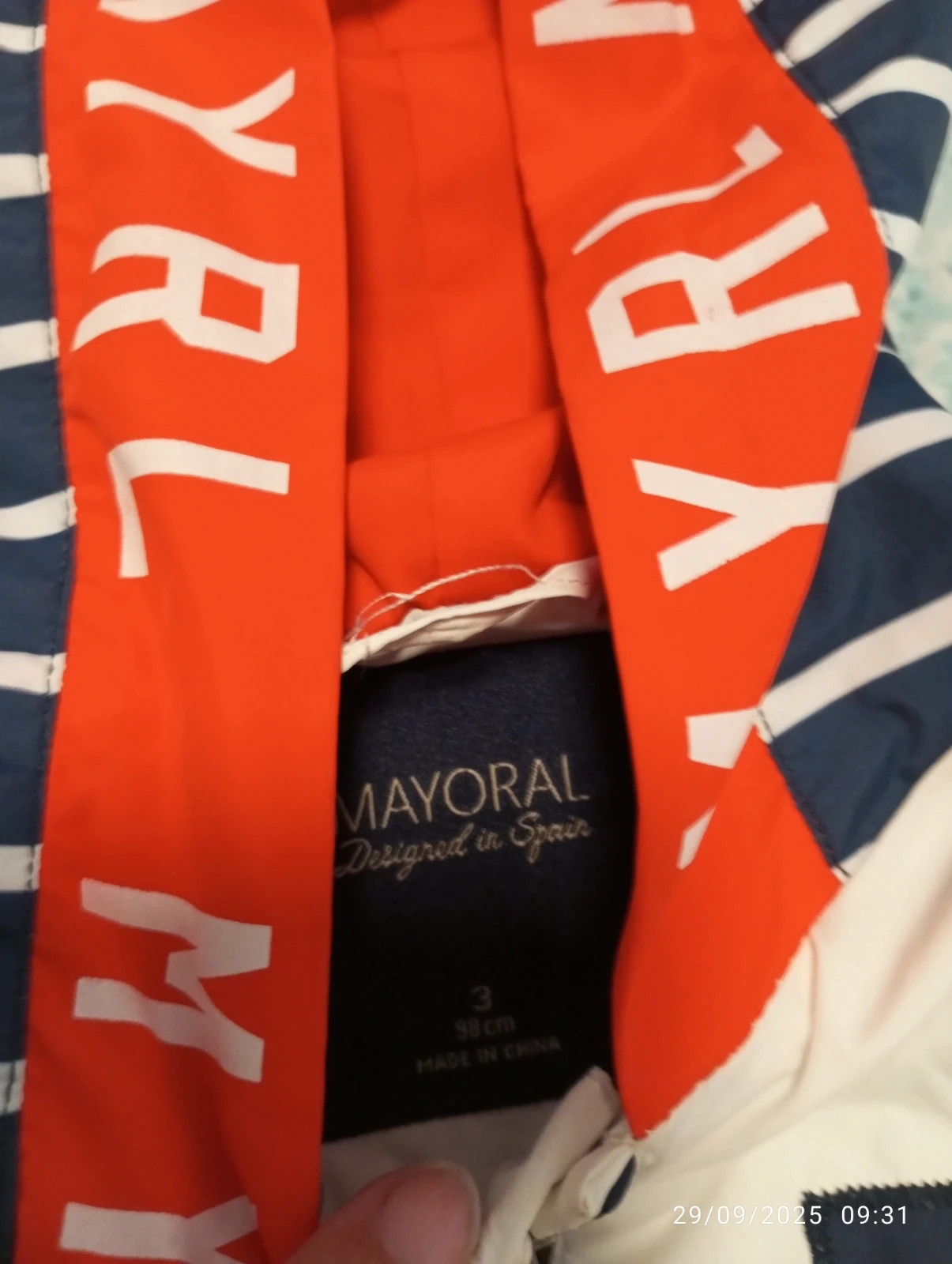 Cortavientos Mayoral Niños - Como Nuevo! - Talla 3 años – Mayoral – taille 3 ans / 98 cm 3