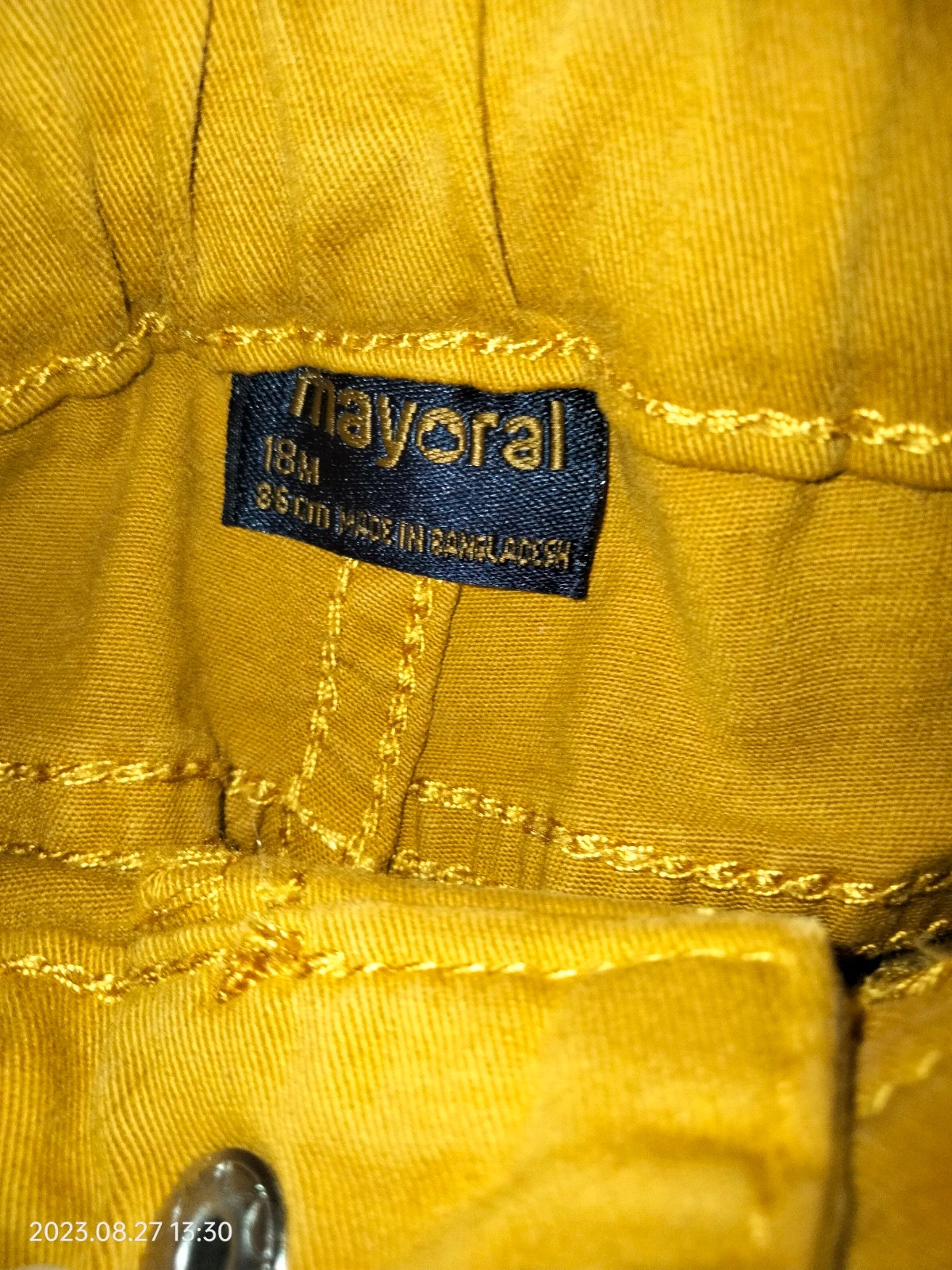 💛 Pantalón Amarillo Mayoral – Mayoral – taille 3 ans / 98 cm 3