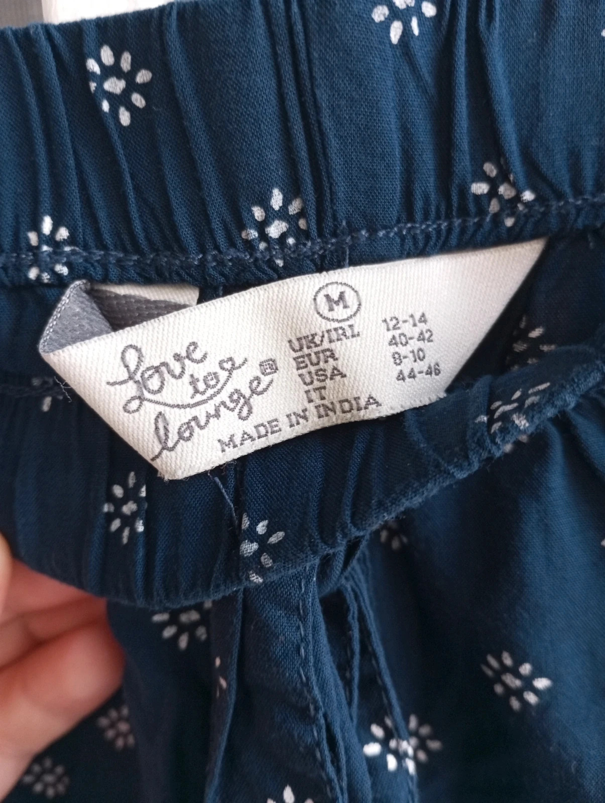 Pantalón corto pijama Primark - Talla M – Primark – taille M / 38 / 10 2