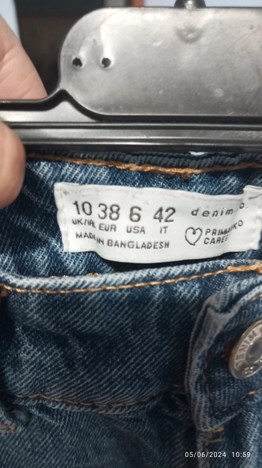 Shorts Vaqueros Primark - Talle Alto (Talla 38) – Primark – taille M / 38 / 10 2