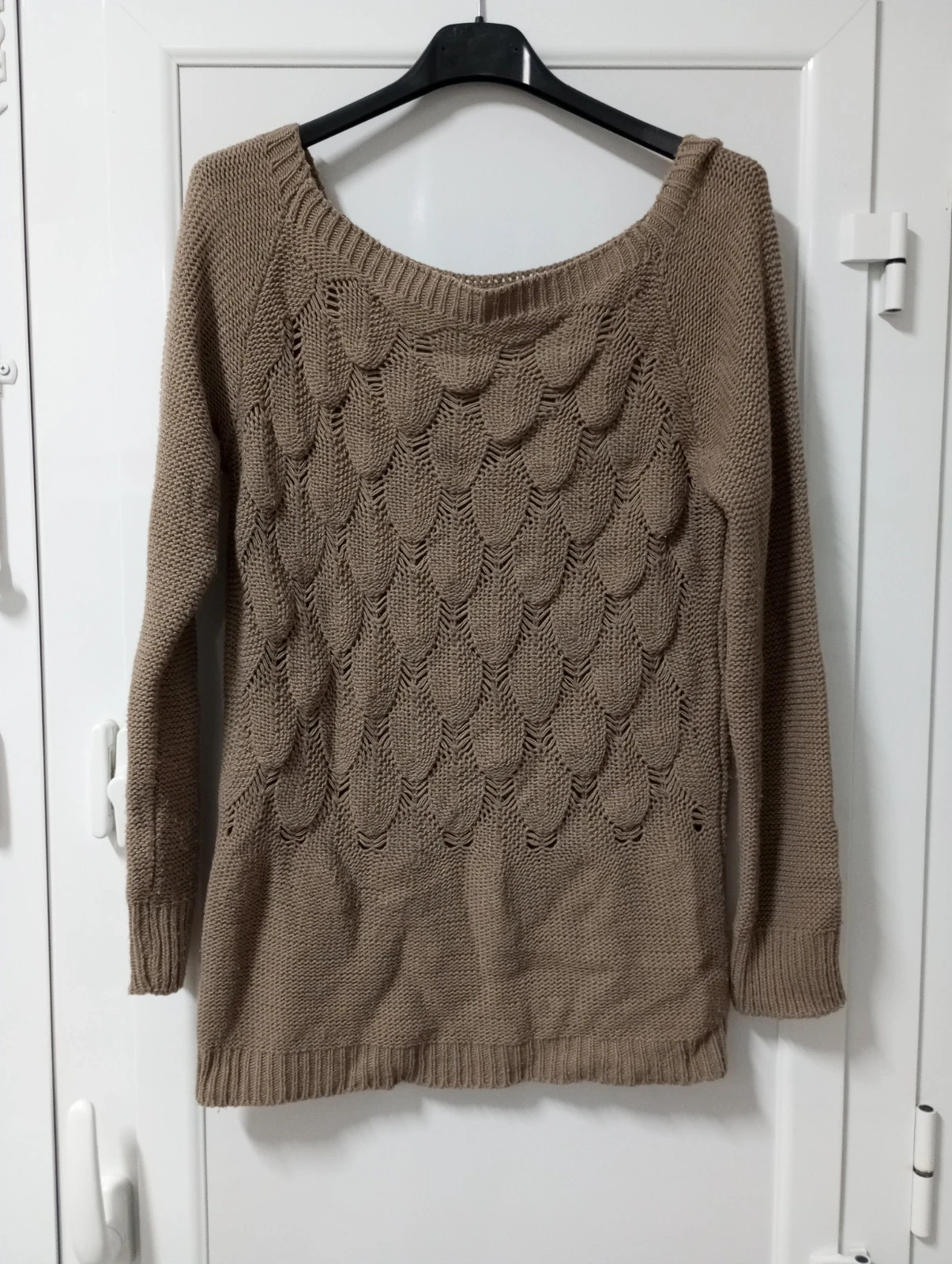 Jersey "Escamas" Italy Moda - Talla M - Color Tostado