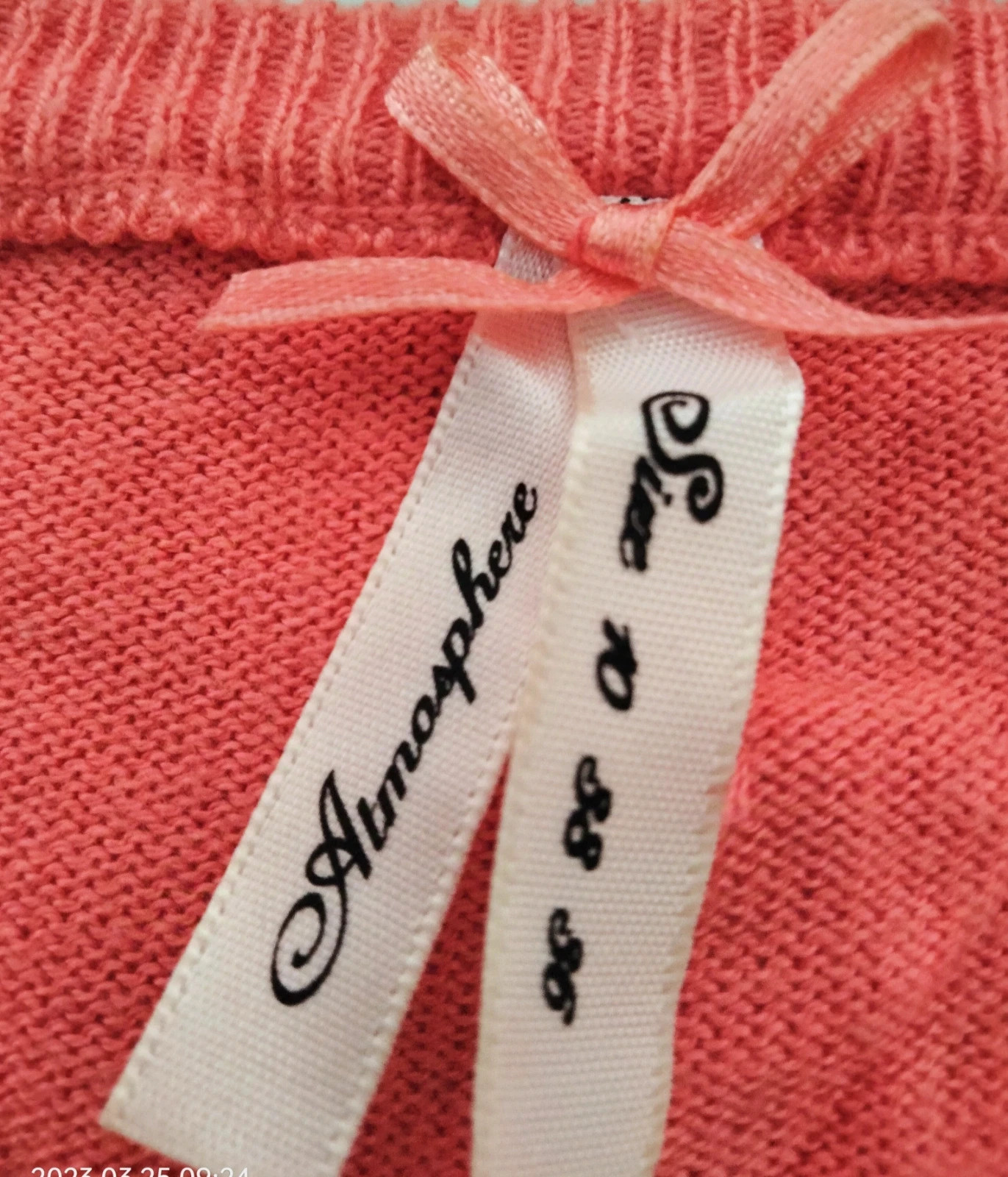 Jersey Coral con Perlas Atmosphere – Atmosphere – taille S / 36 / 8 2