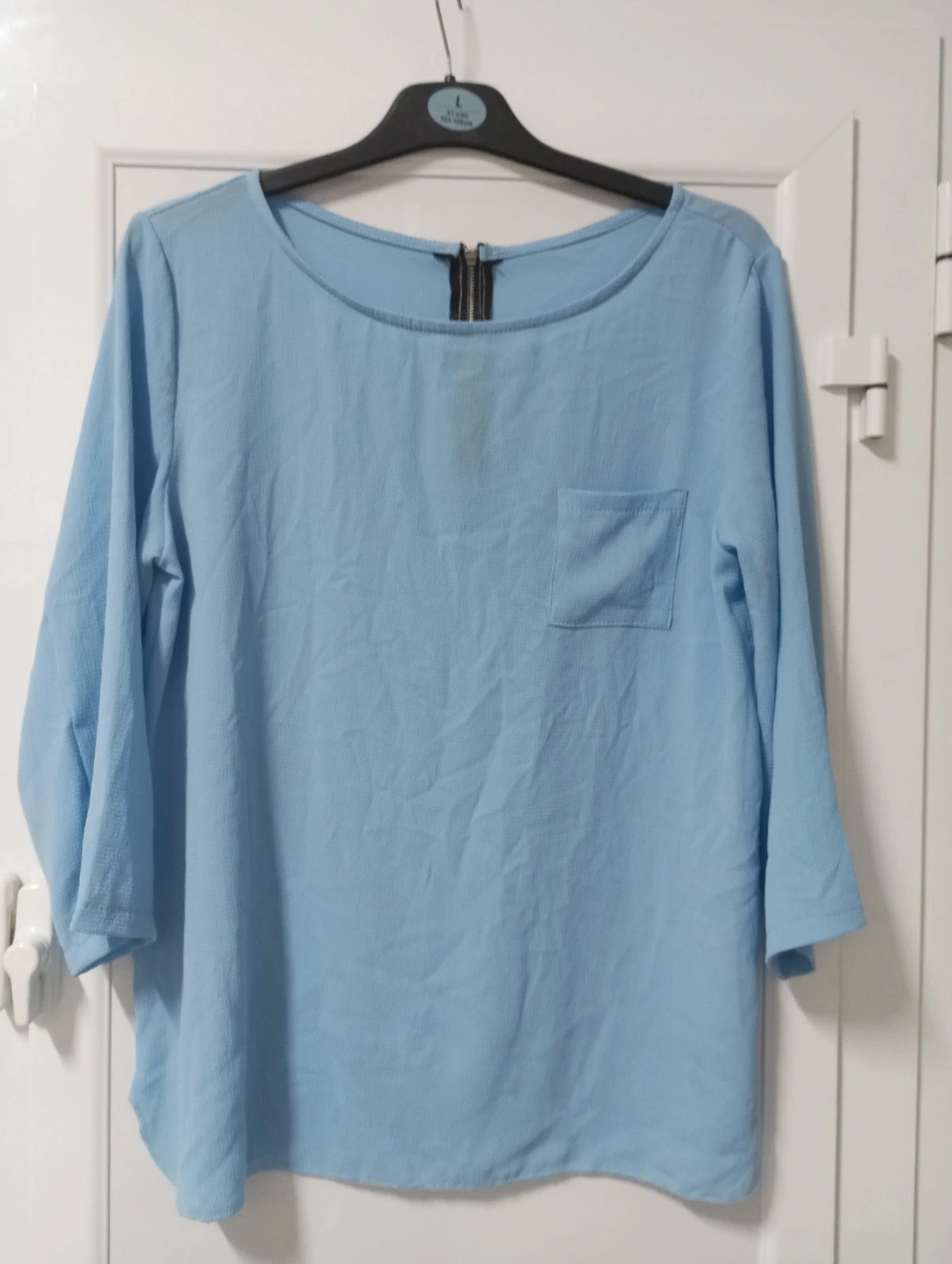 Blusa Italy Moda Celeste talla L. A estrenar