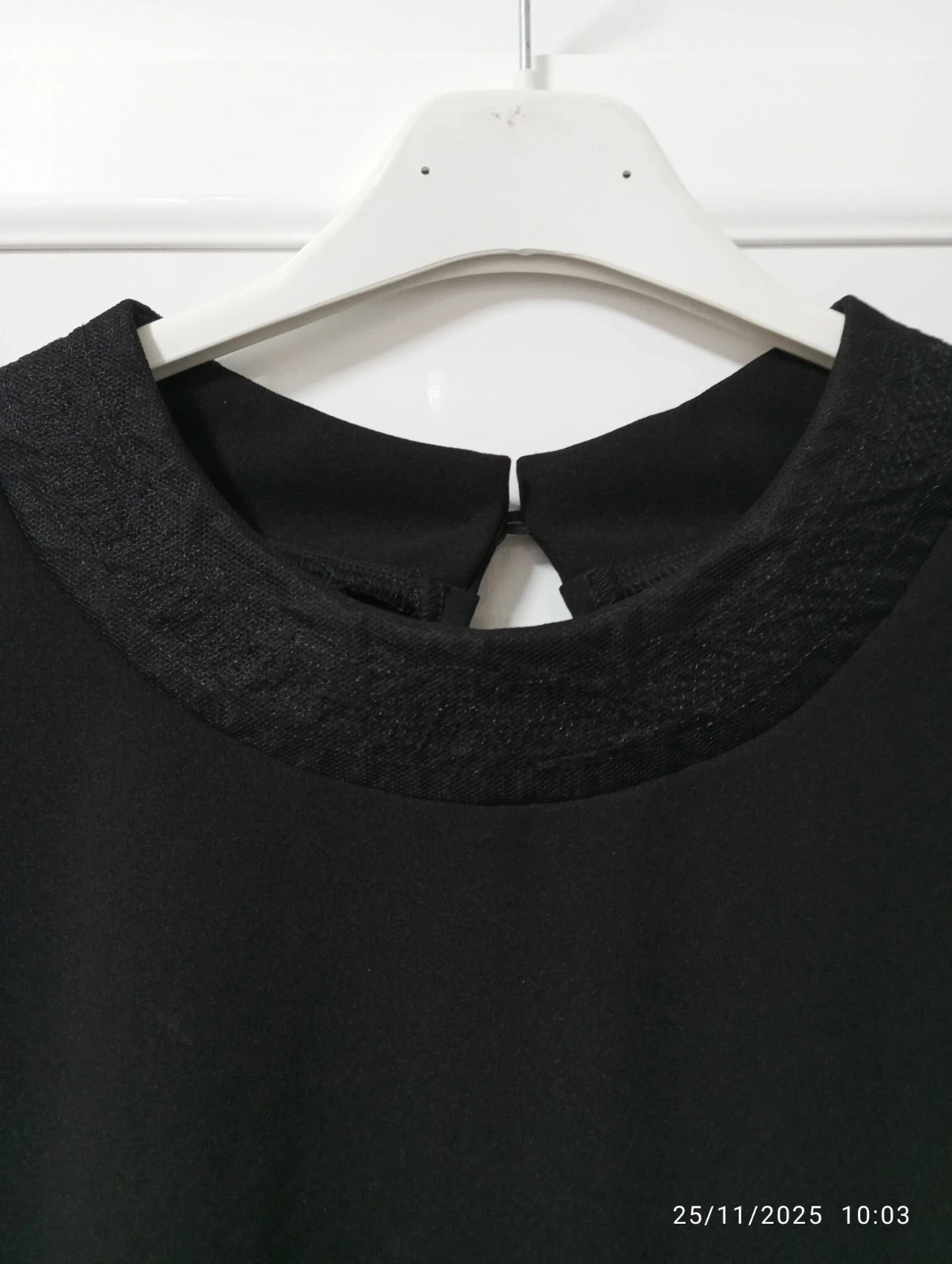 Vestido negro – Moda Italia – taille L / 40 / 12 2