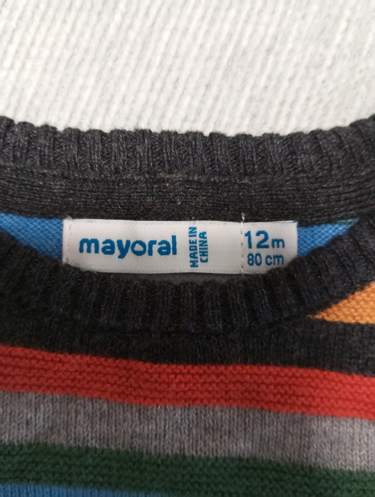 Jersey de colores, mayoral. NUEVO – Mayoral – taille 12-18 mois / 80 cm 2