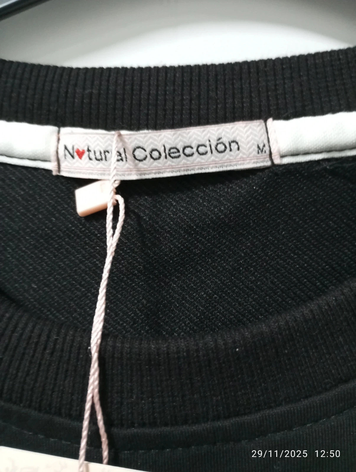 Sudadera camisera – Natural Collection – taille M / 38 / 10 4