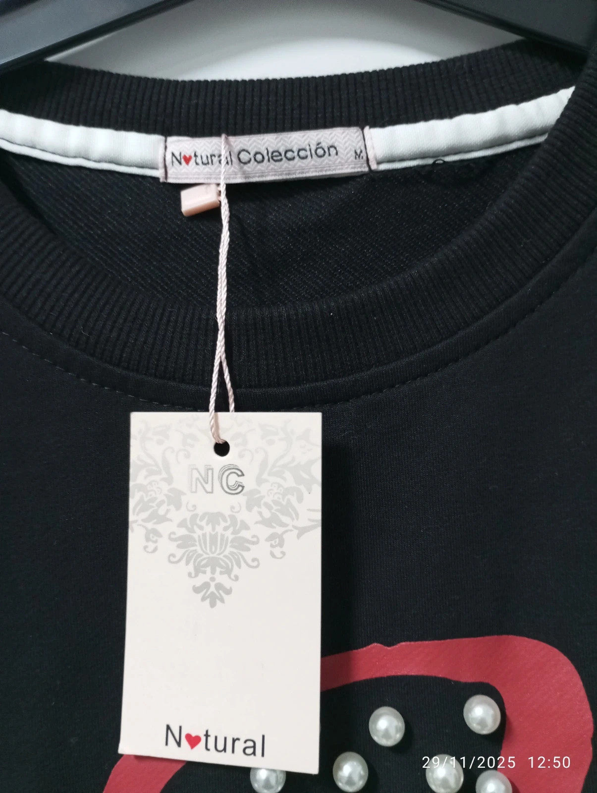 Sudadera camisera – Natural Collection – taille M / 38 / 10 5