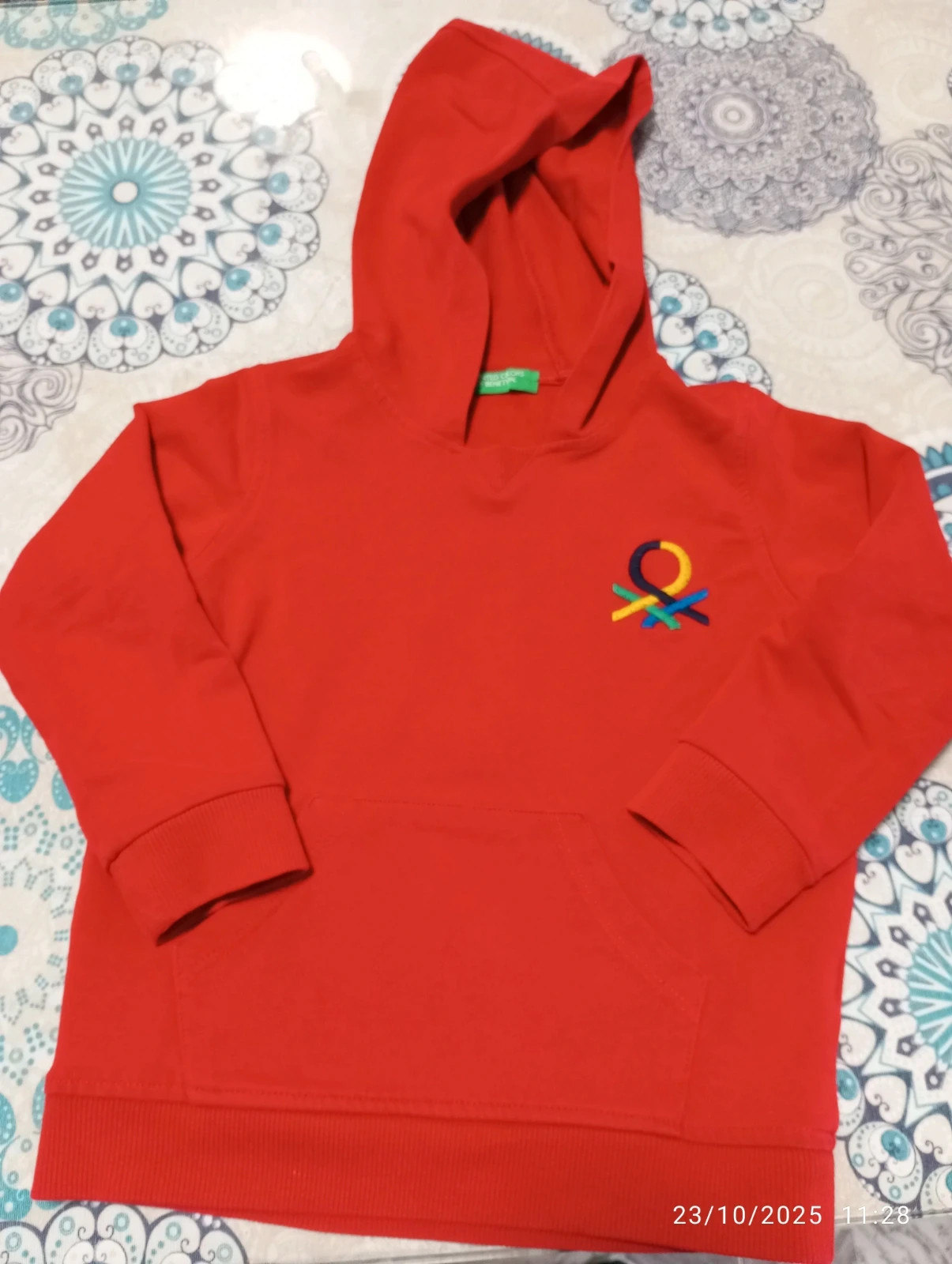 Sudadera roja Benetton
