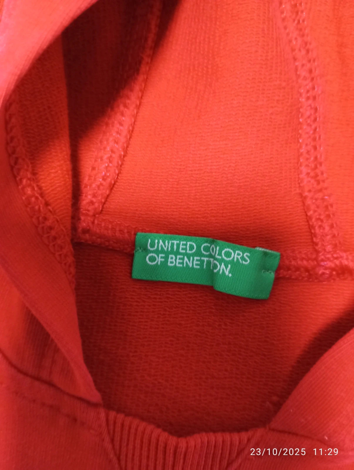 Sudadera roja Benetton – United Colors of Benetton – taille 3 ans / 98 cm 3