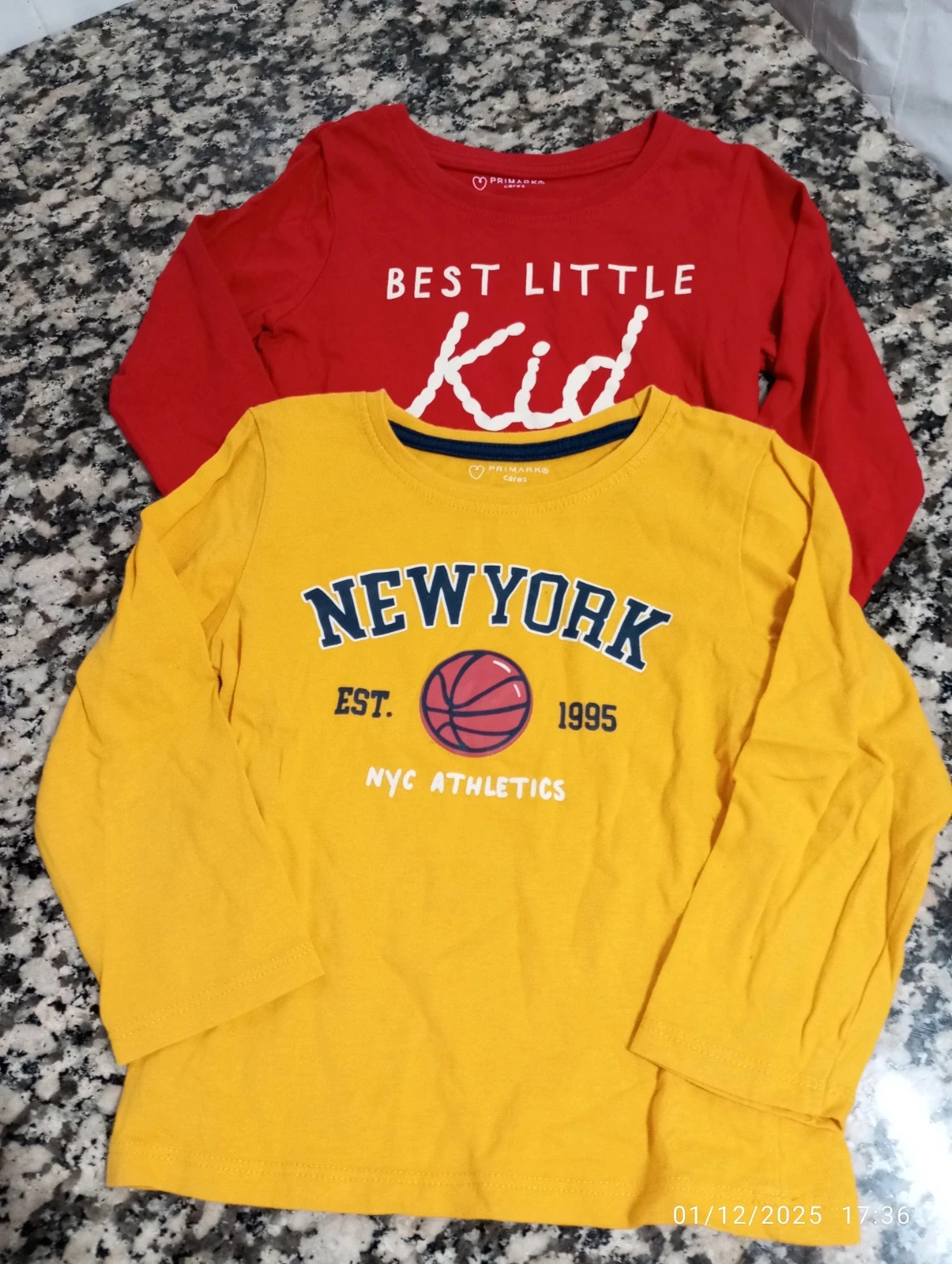 Dos camisetas manga larga – Primark – taille 3 ans / 98 cm 3