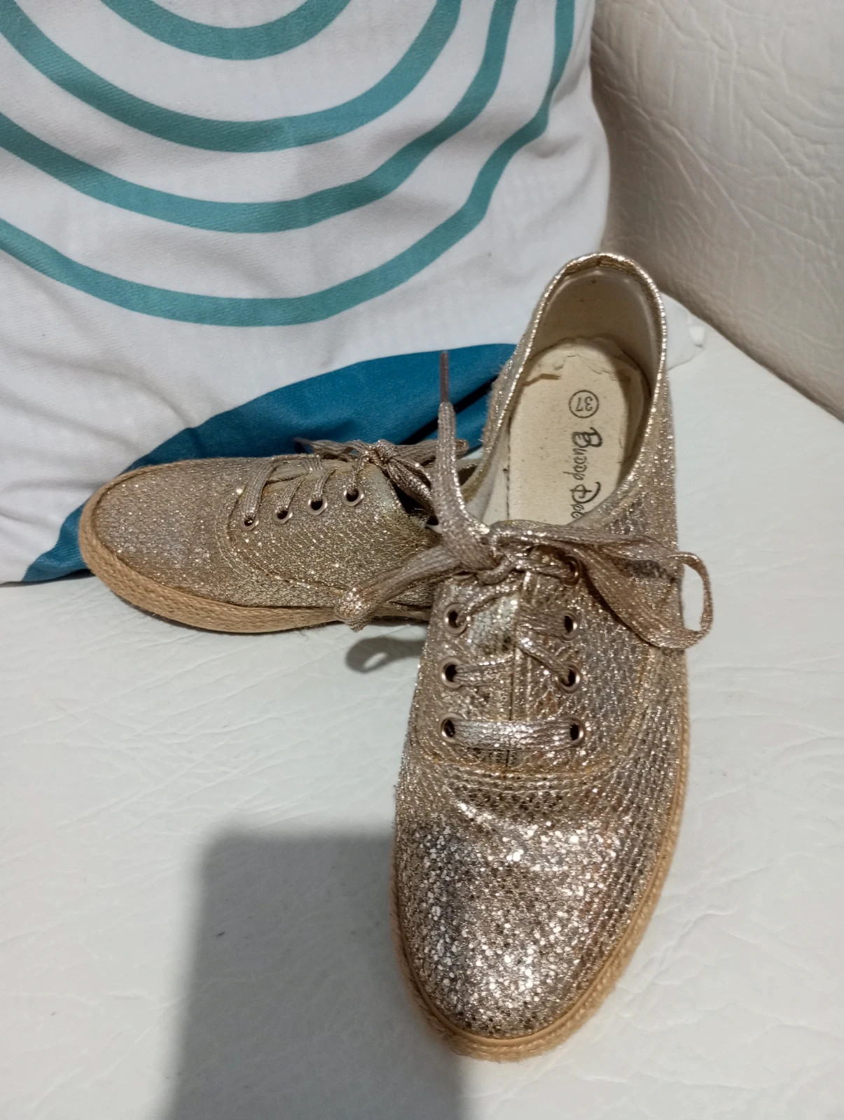 Zapatillas doradas – Buddy – taille 37 3