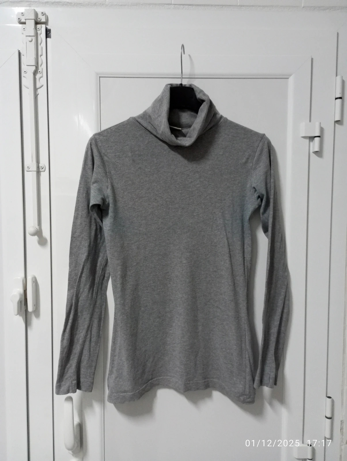 Camiseta cuello alto gris – XDYE – taille M / 38 / 10