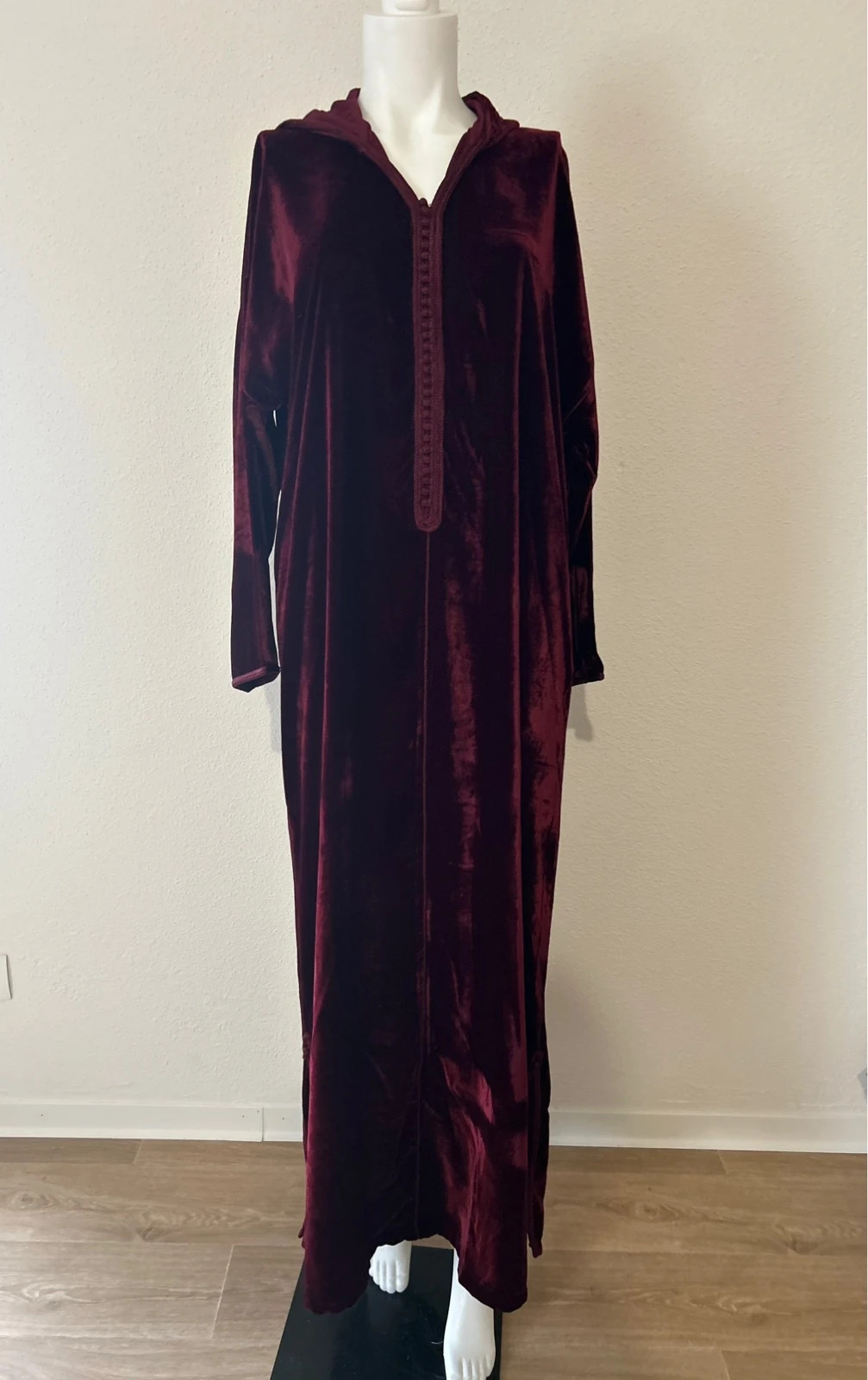 Jellaba Mebra haut de gamme – pièce unique – Velour – taille M / 38 / 10 2