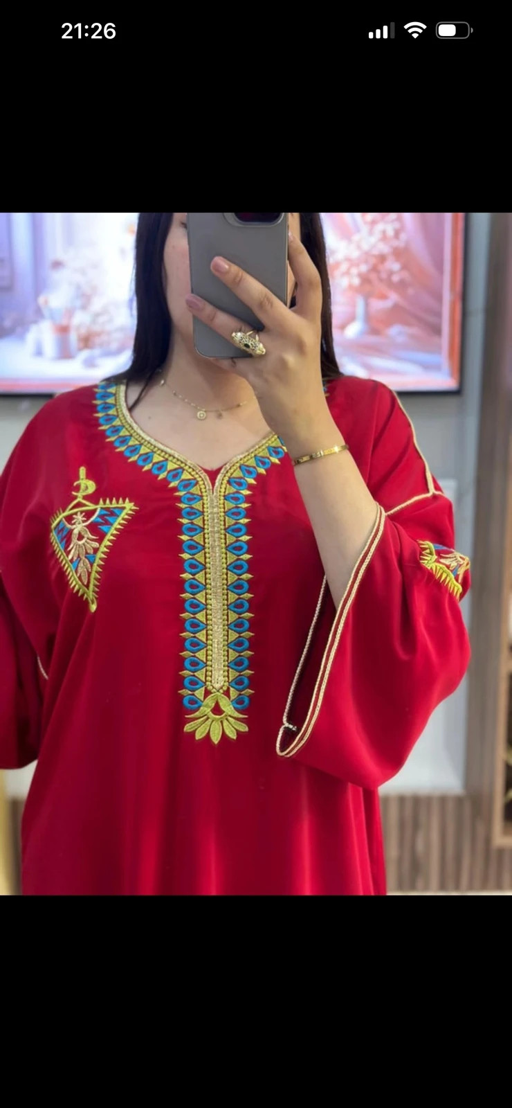 Gandora tendance khanjar crêpe de soie – Gandora – taille XL / 42 / 14 2