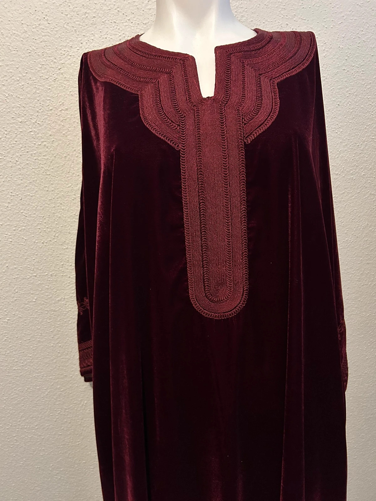 Caftan velours tendance prix ferme – caftan – taille Taille unique 2