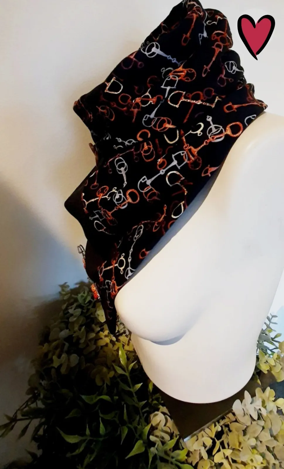Snood polaire noir intérieur tout doux très chaud modèle unique  – Sans marque – taille Taille unique 3