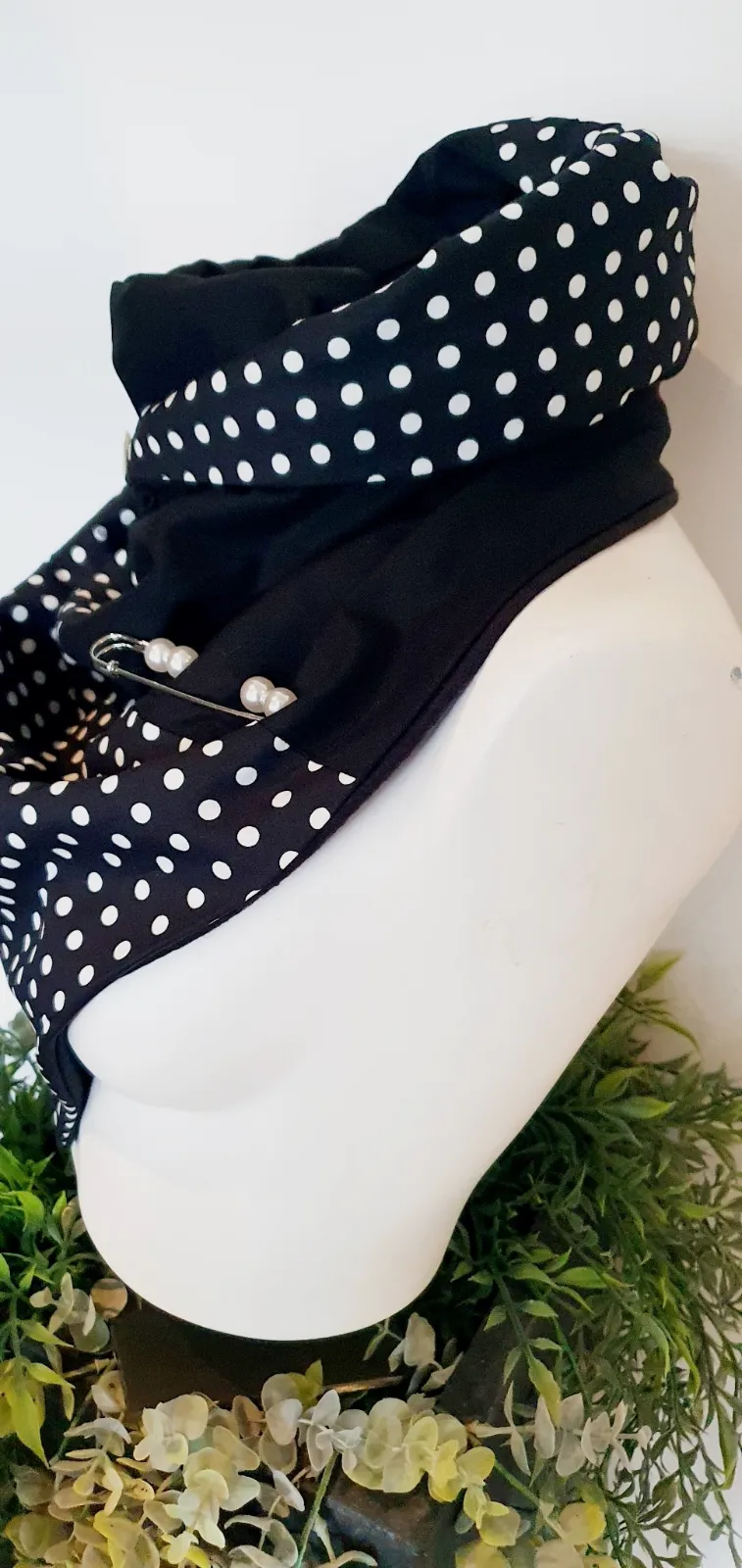 Snood polaire noir intérieur tout doux très chaud modèle unique  – Sans marque – taille Taille unique 2