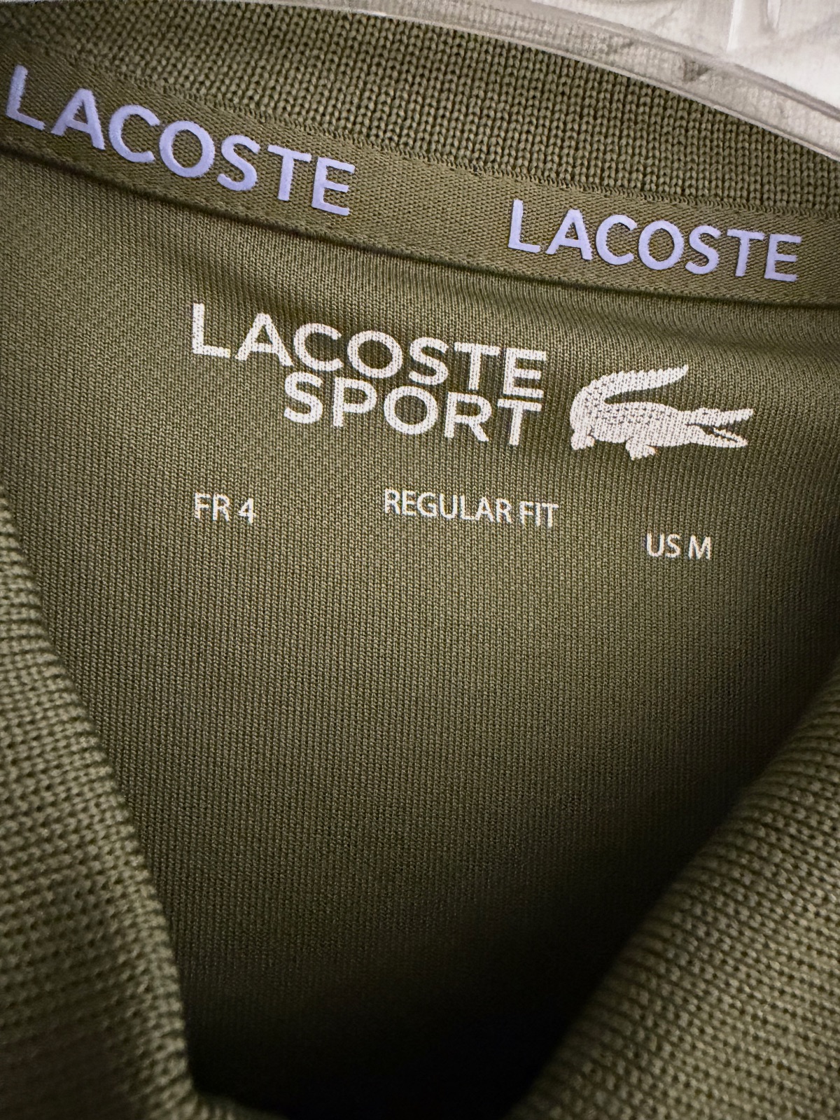 Polo Lacoste Sport vert kaki taille M – Lacoste – taille M 3