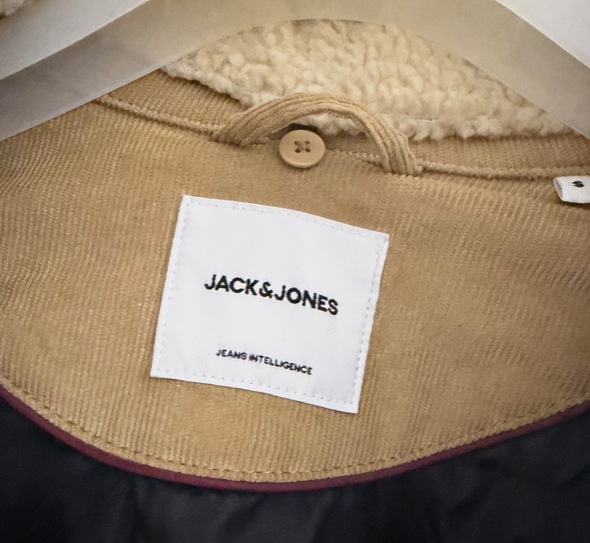 Veste en velours cotelé beige Jack & Jones Taille S – Jack & Jones – taille S 3