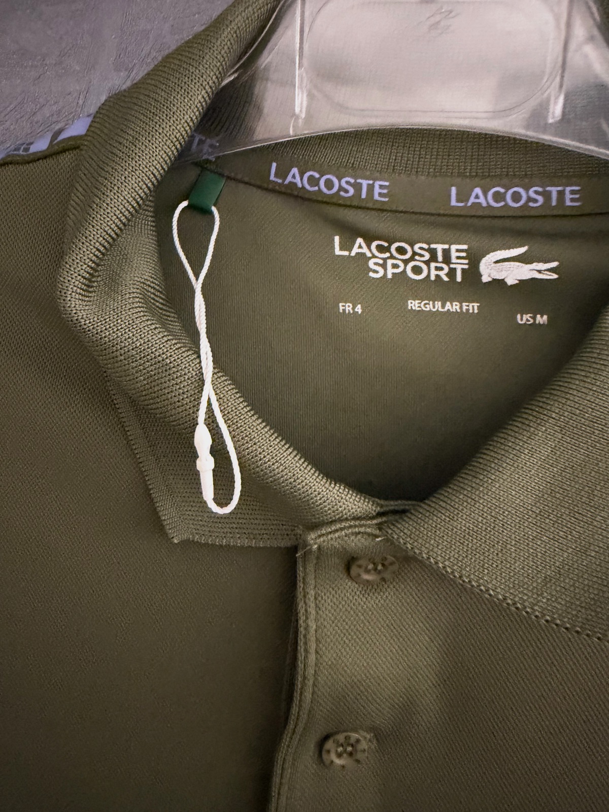 Polo Lacoste Sport vert kaki taille M – Lacoste – taille M 2