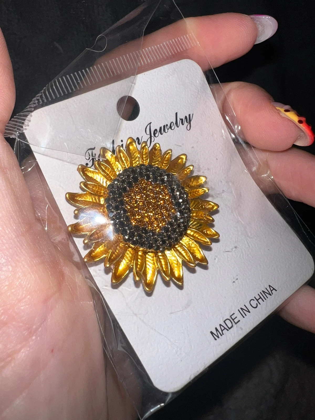 Broche tournesol Neuve – Fashion Jewellery 2
