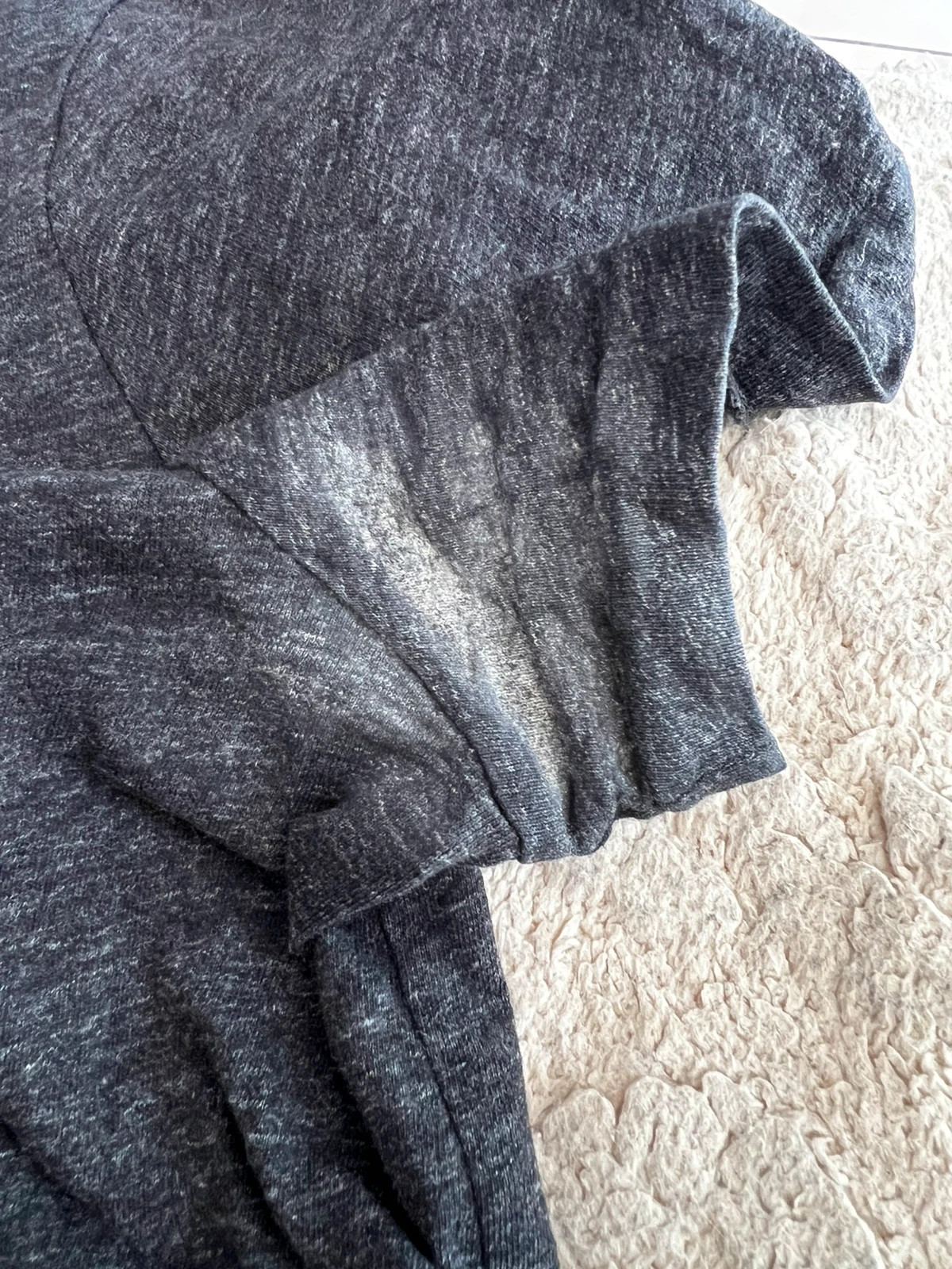 Tee-shirt Ralph Lauren taille L gris foncé chiné presque noir – Polo Ralph Lauren – taille L 4