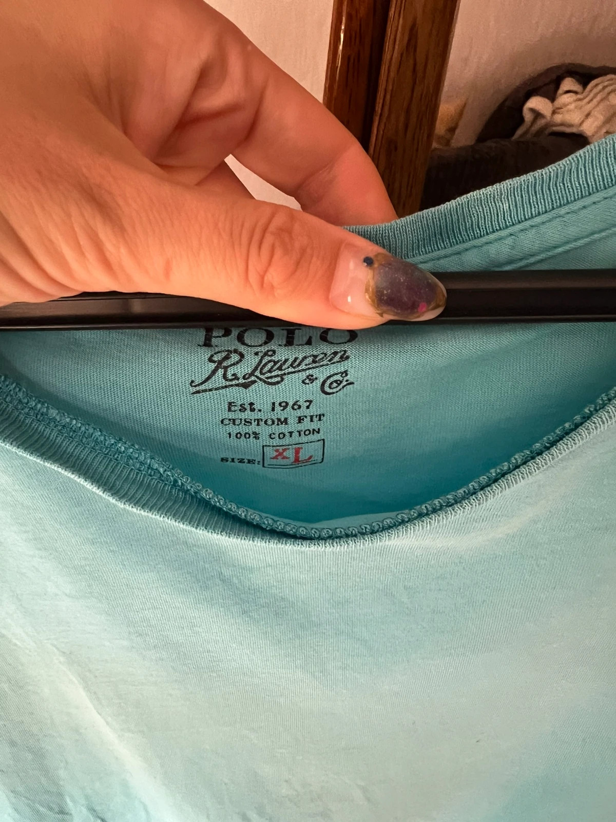 Tee-shirt Ralph Lauren XL Bleu – Ralph Lauren – taille XL 3