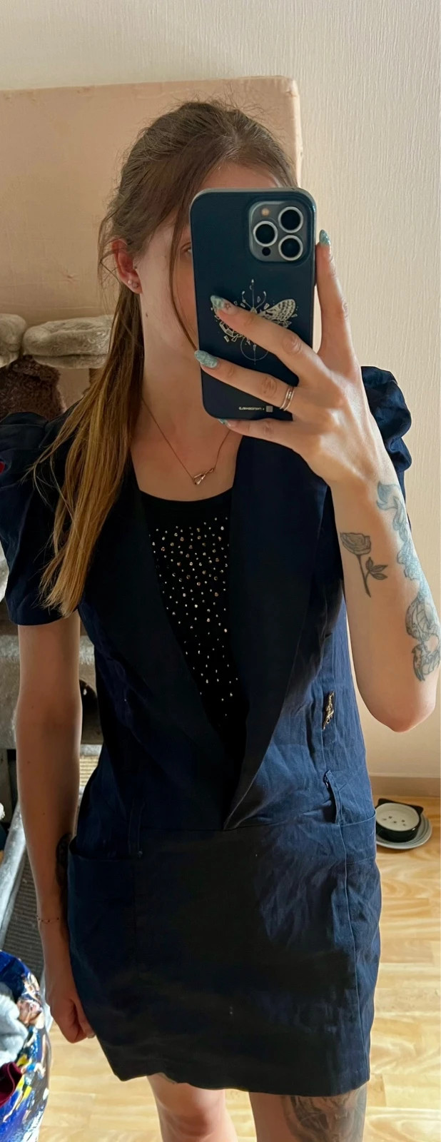 Robe épaule bouffante – ne sais plus – taille S / 36 / 8 3