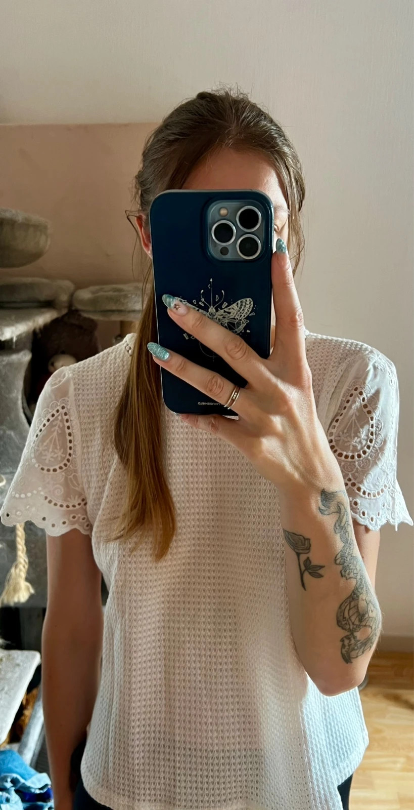 Tee shirt blanc – Shein – taille M / 38 / 10 2