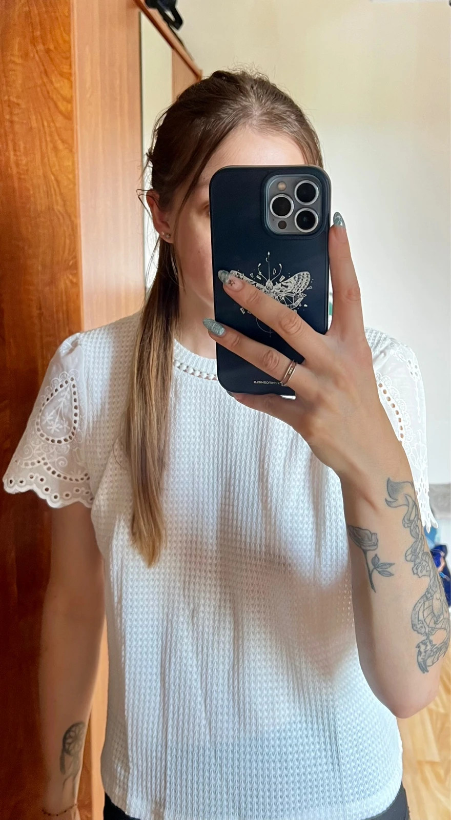 Tee shirt blanc – Shein – taille M / 38 / 10
