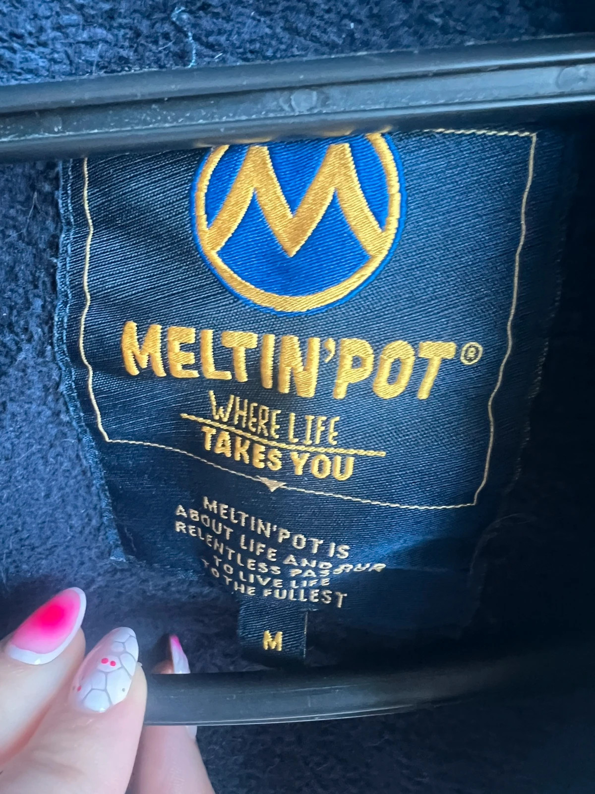 Sweat-shirt à capuche – Meltin Pot – taille M 3