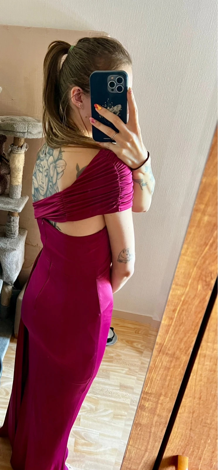 Robe longue Miss Ord avec traîne S – Miss Ord – taille S / 36 / 8 4