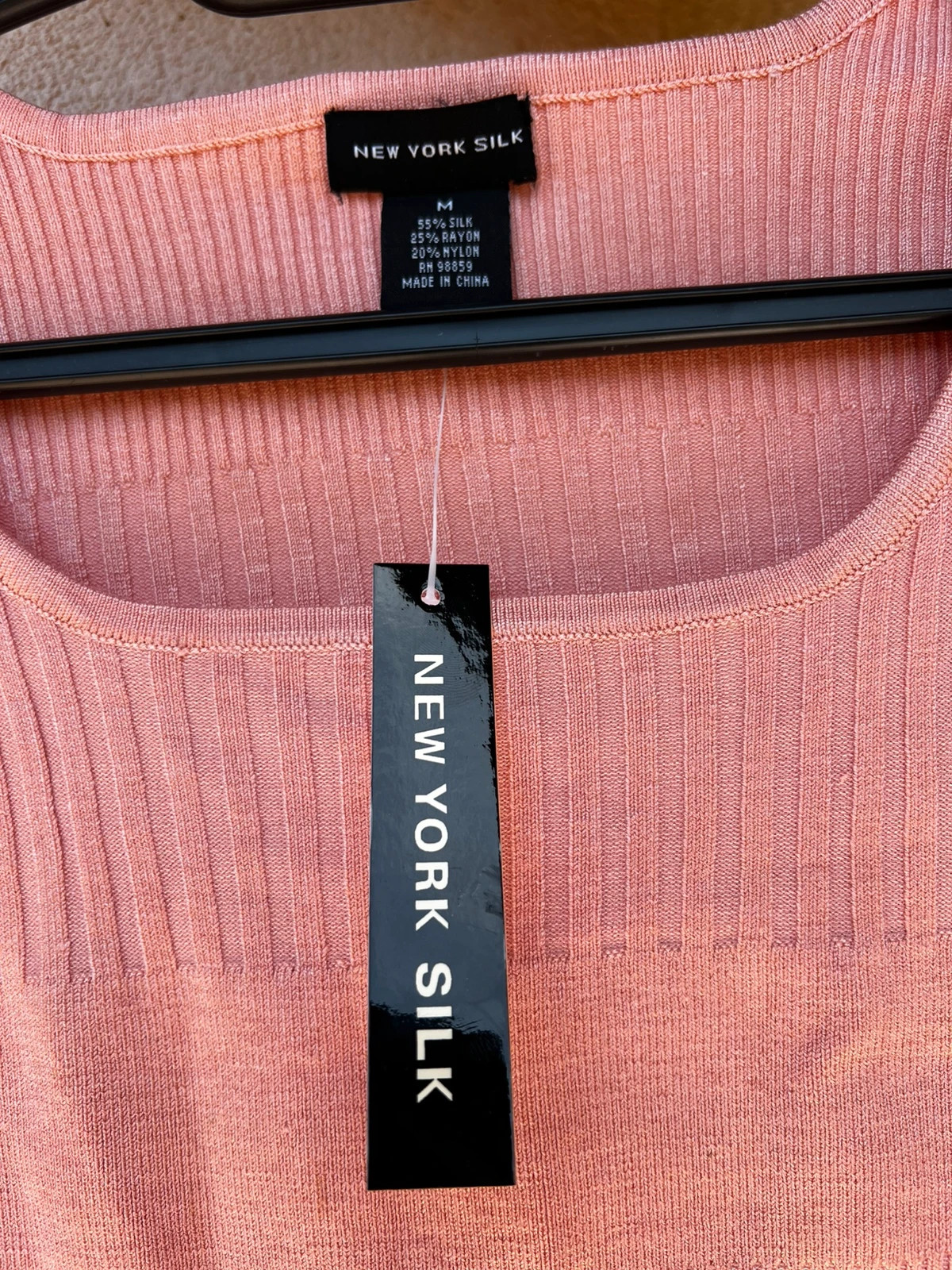 Petit haut rose – New York Silk – taille M / 38 / 10 4
