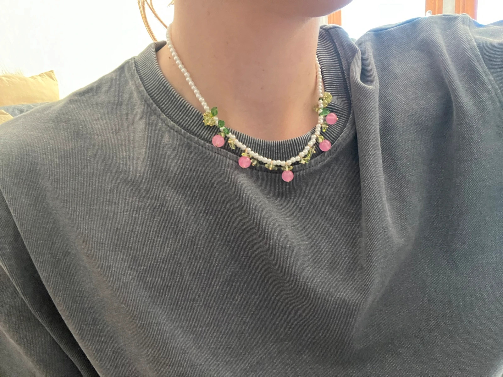 Collier perle – xiyajia
