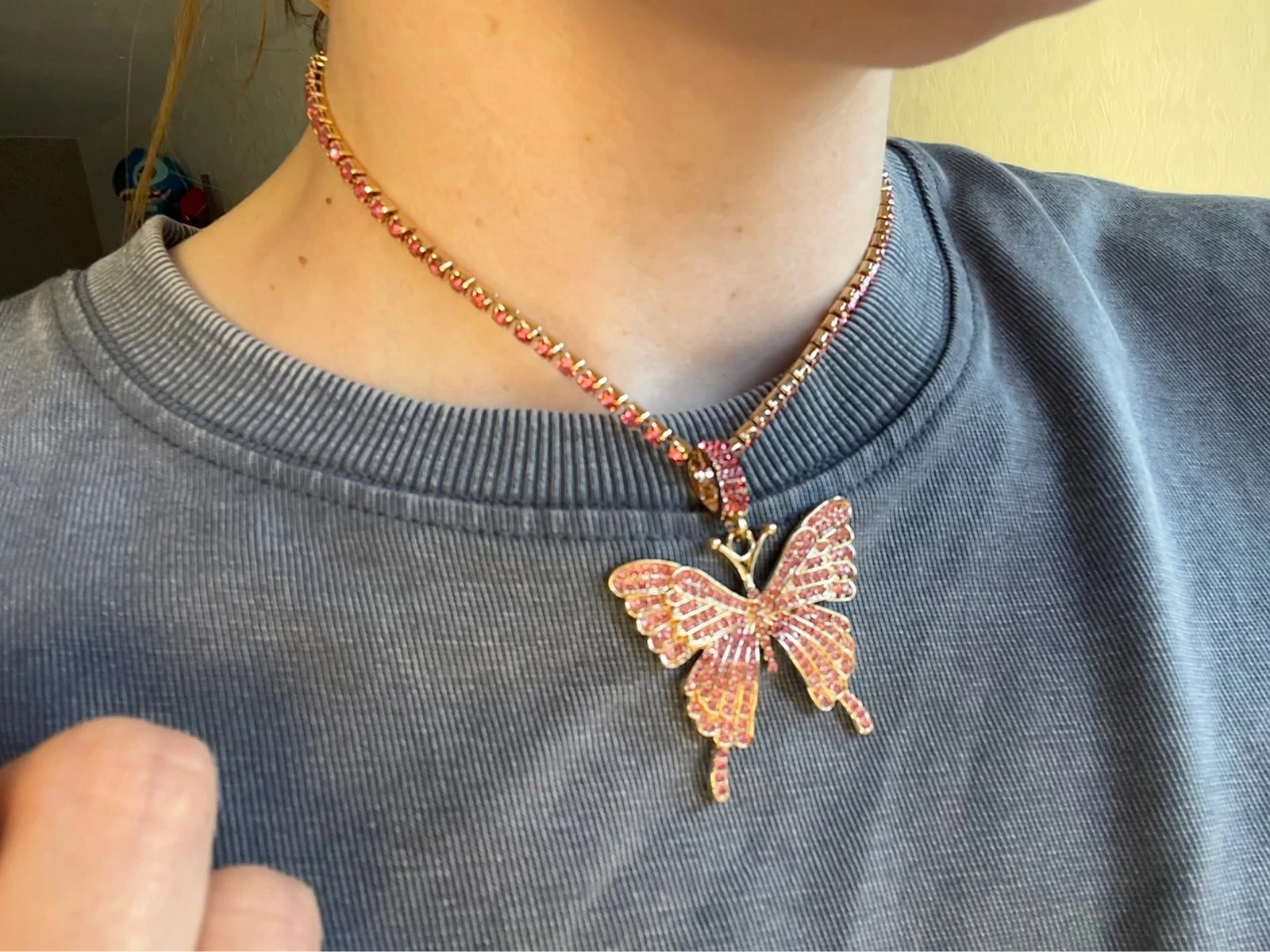 Collier papillon – xiyajia 2