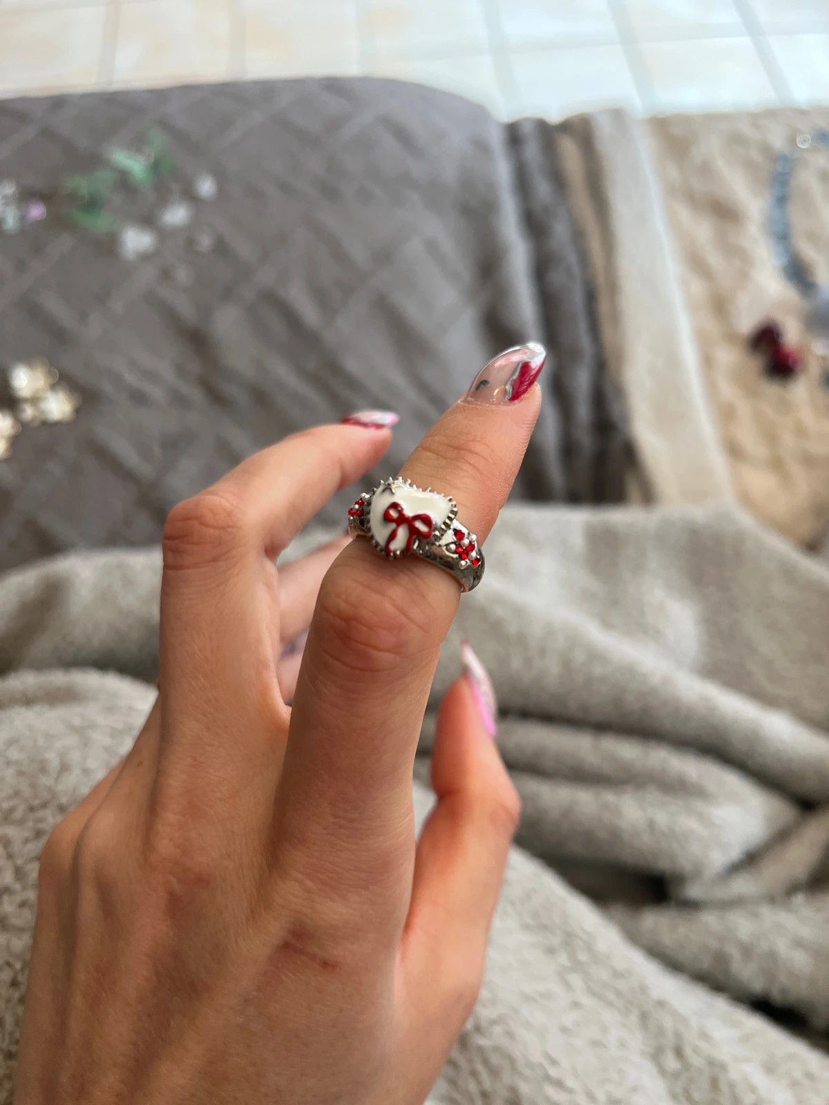 Bague cœur – Little Glimmers – taille Ajustable 2