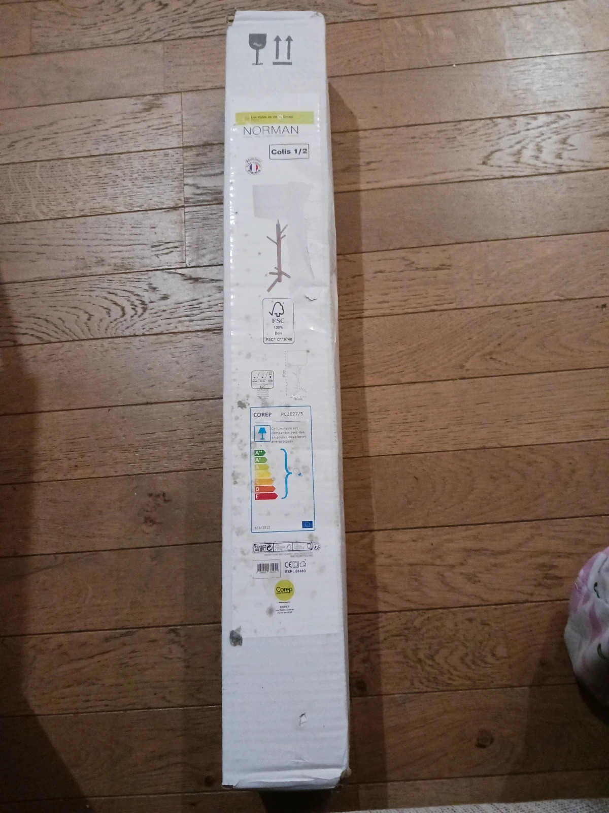 Trépied pour lampe neuf dans son emballage – corep 2