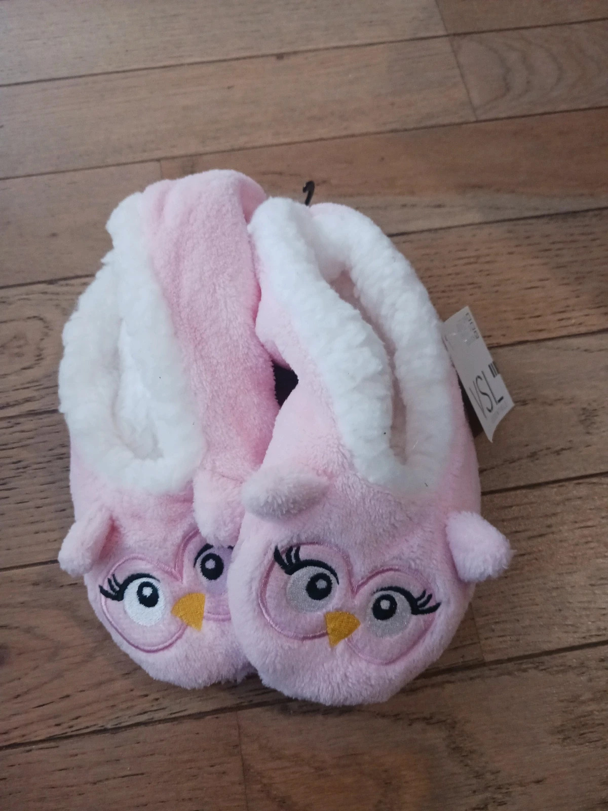 Paire de chaussons enfants rose pointure 33/35 – taille 33