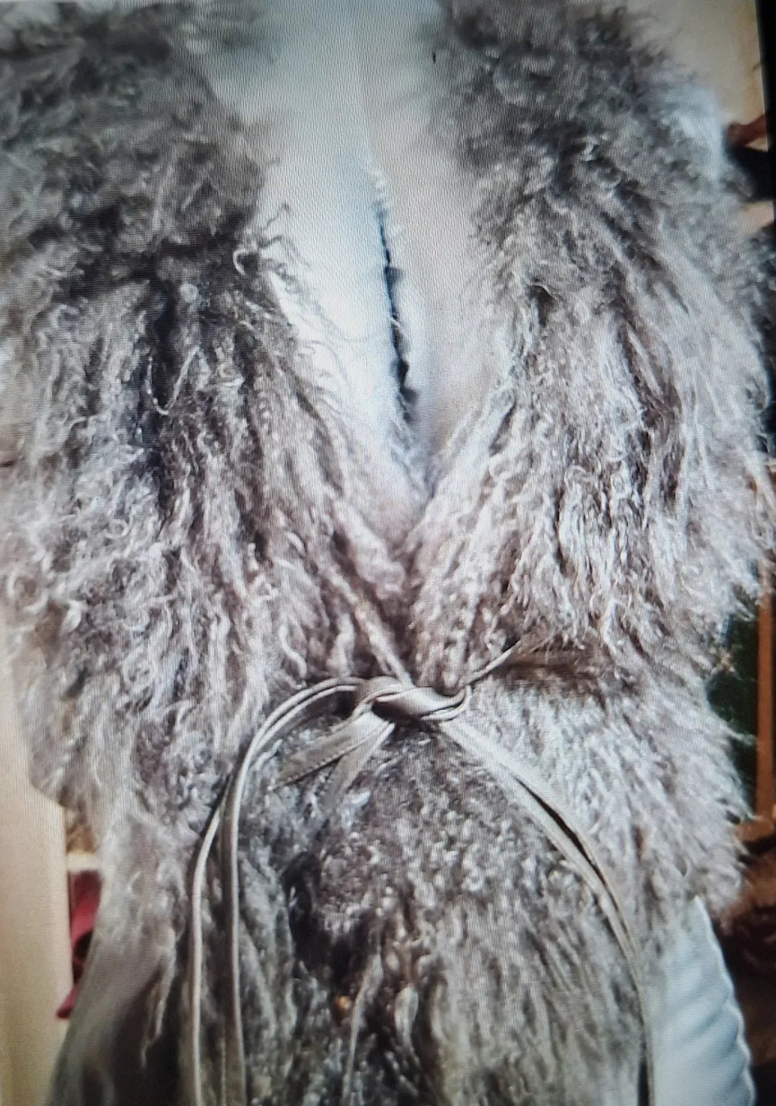 Gilet veste fourrure.IKKS