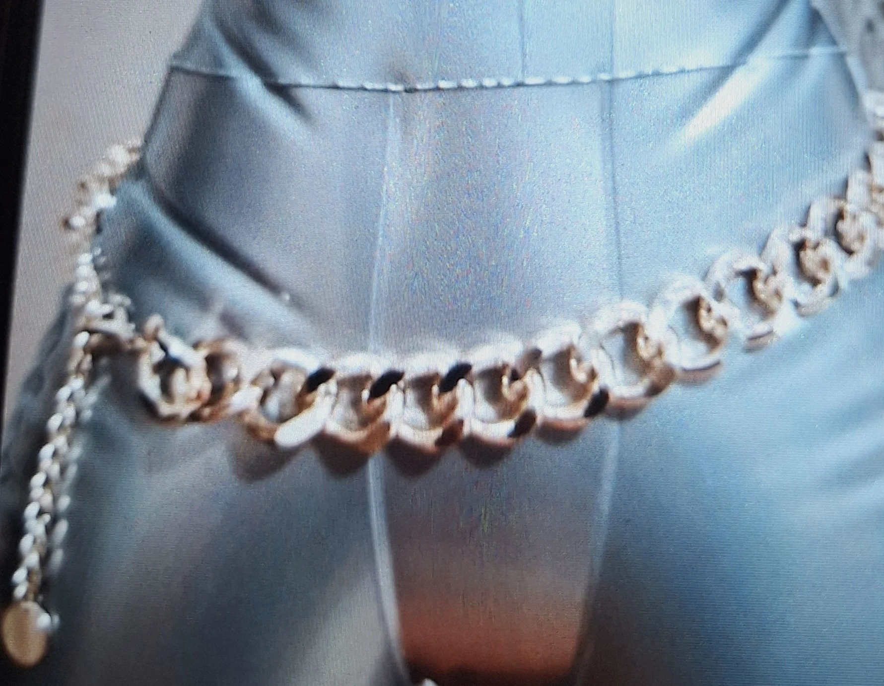 Ceinture chaine dore