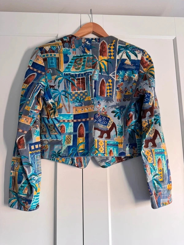 Veste Kenzo Jungle vintage taille L 40 motifs ethniques – Kenzo – taille L / 40 / 12 5