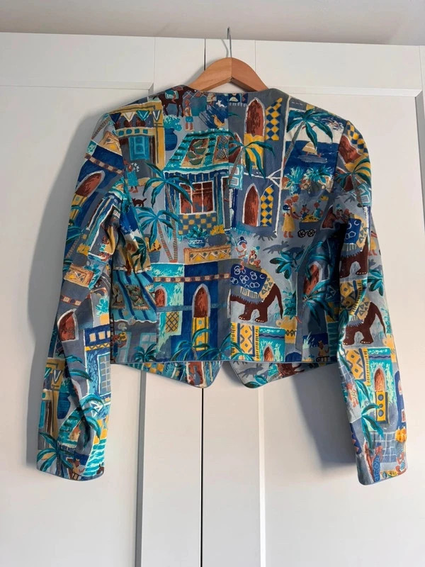 Veste Kenzo Jungle vintage taille L 40 motifs ethniques – Kenzo – taille L / 40 / 12 4