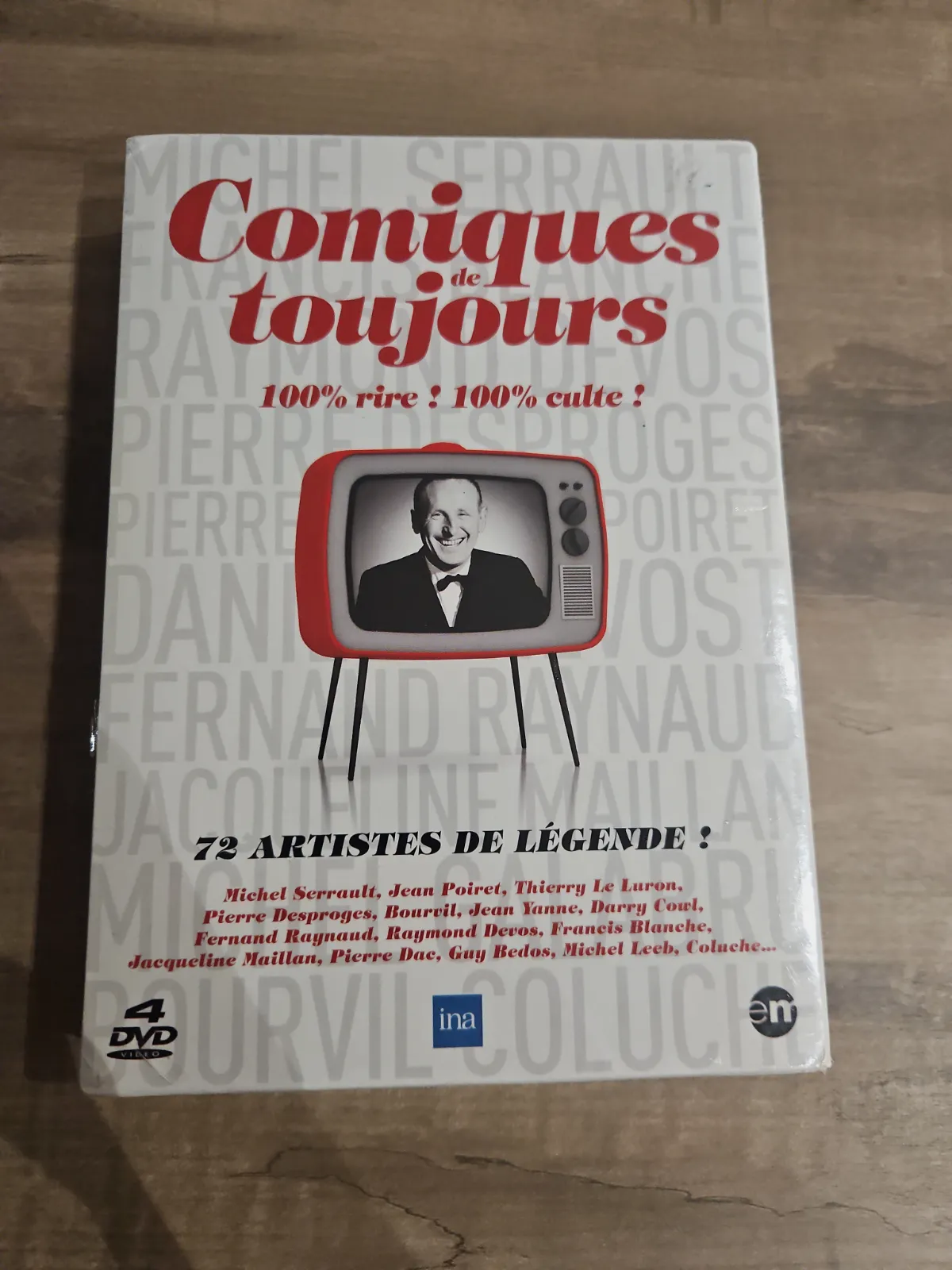 Coffret 4 DVD Comiques de toujours - 72 artistes de légende - NEUF – Ina 4