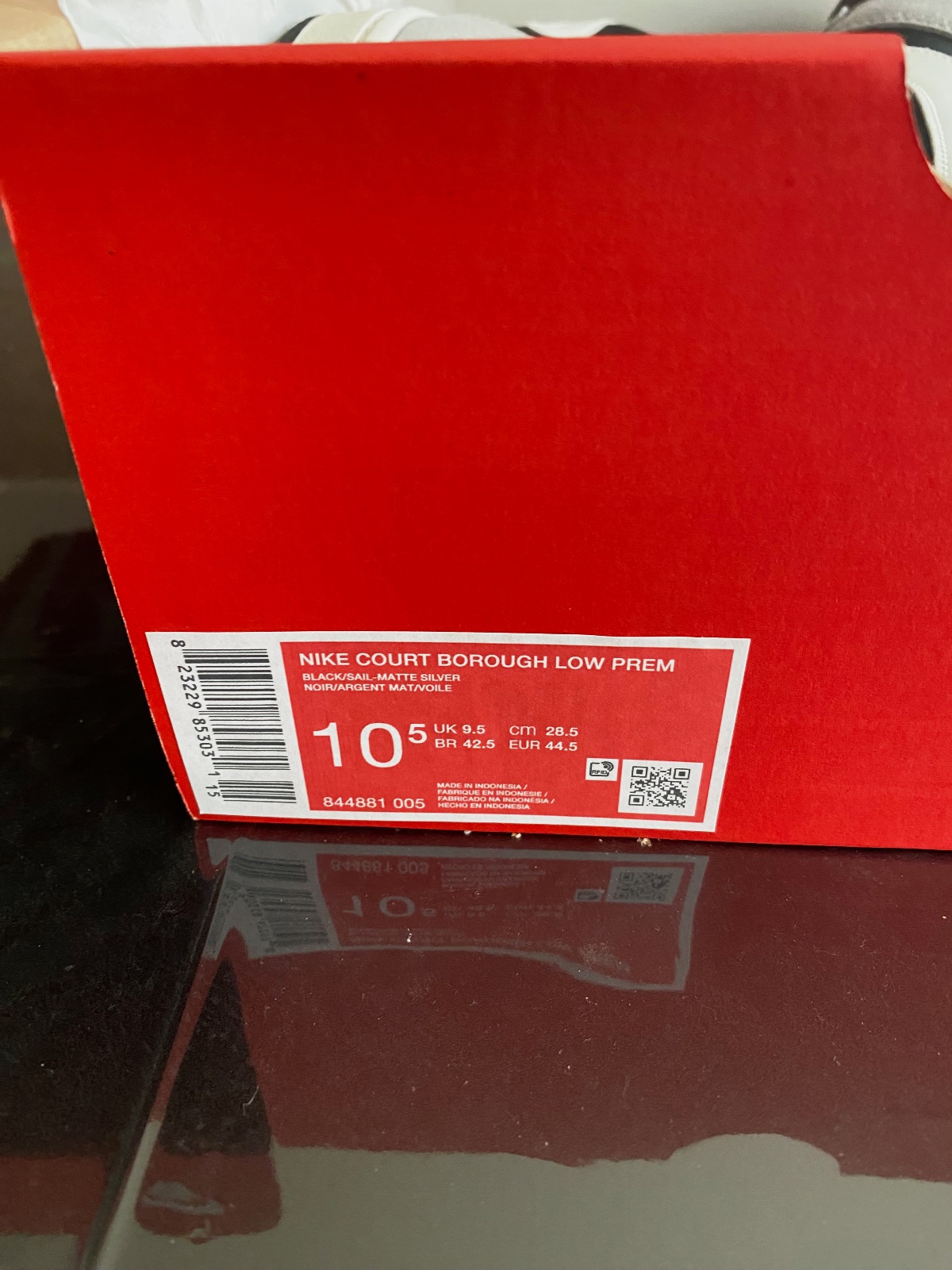 Baskets Nike Court Borough noires et grises – Nike – taille EU 44 7