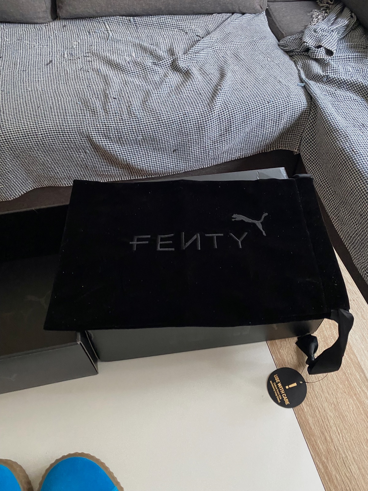 Baskets Puma x Fenty Creeper bleues et jaunes – Puma – taille EU 35 2