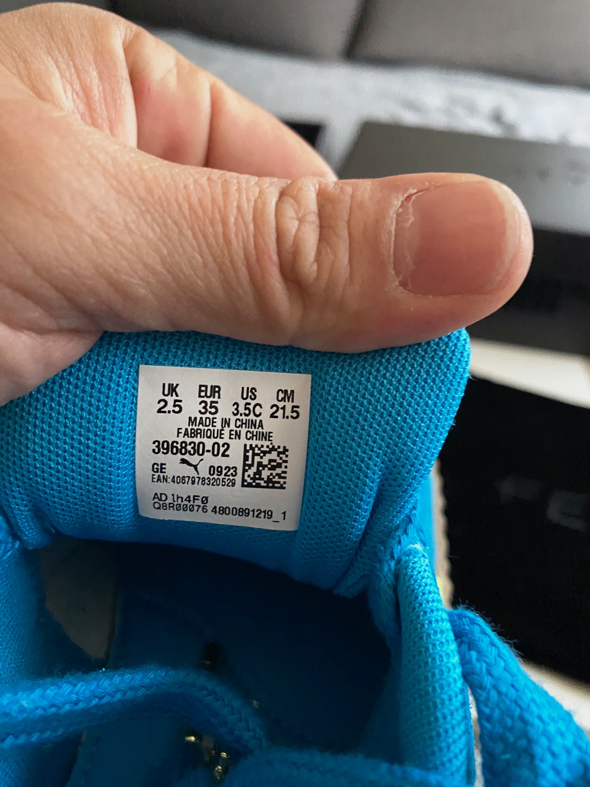Baskets Puma x Fenty Creeper bleues et jaunes – Puma – taille EU 35 5