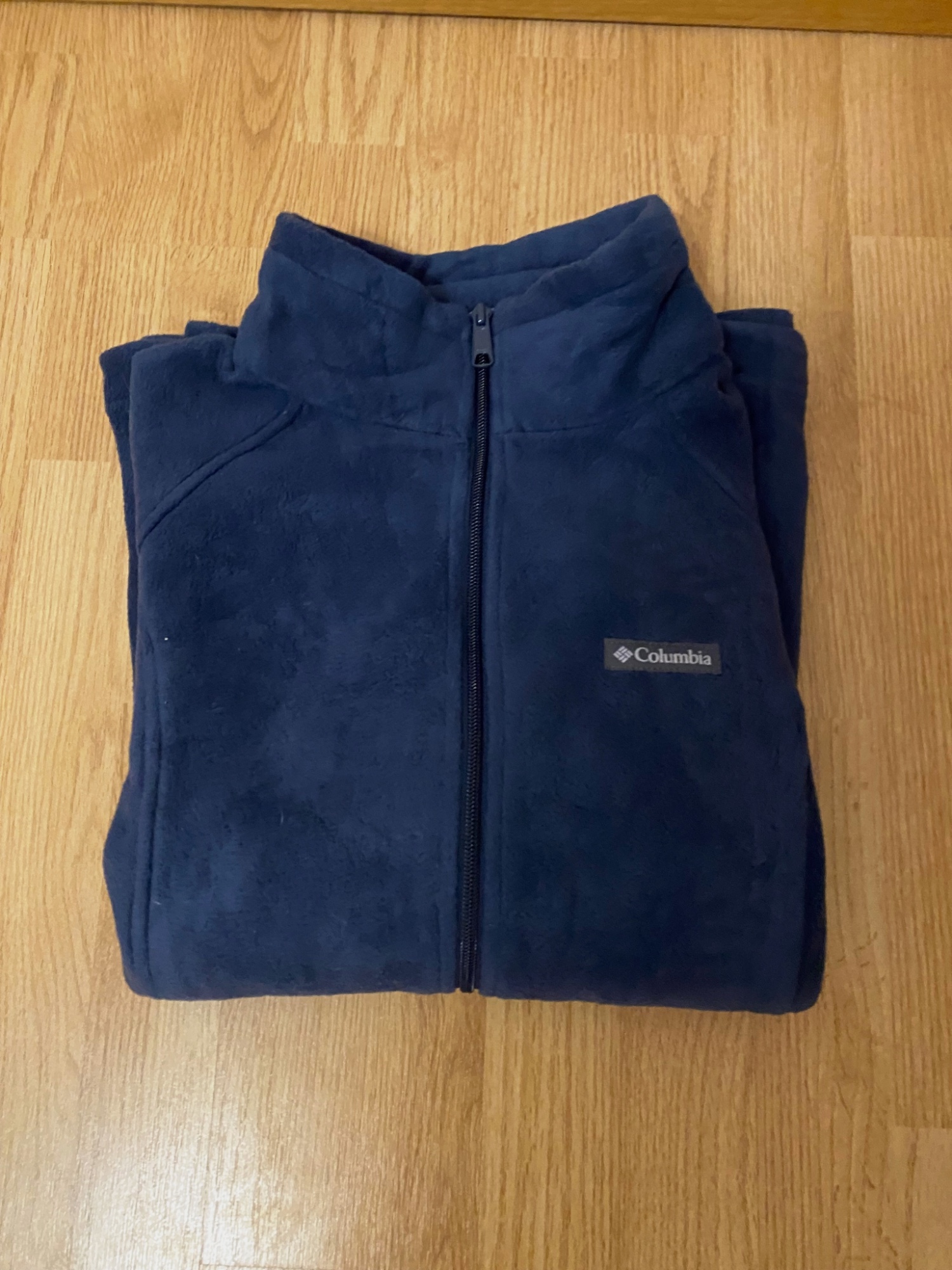 Veste polaire zippée Columbia bleu marine