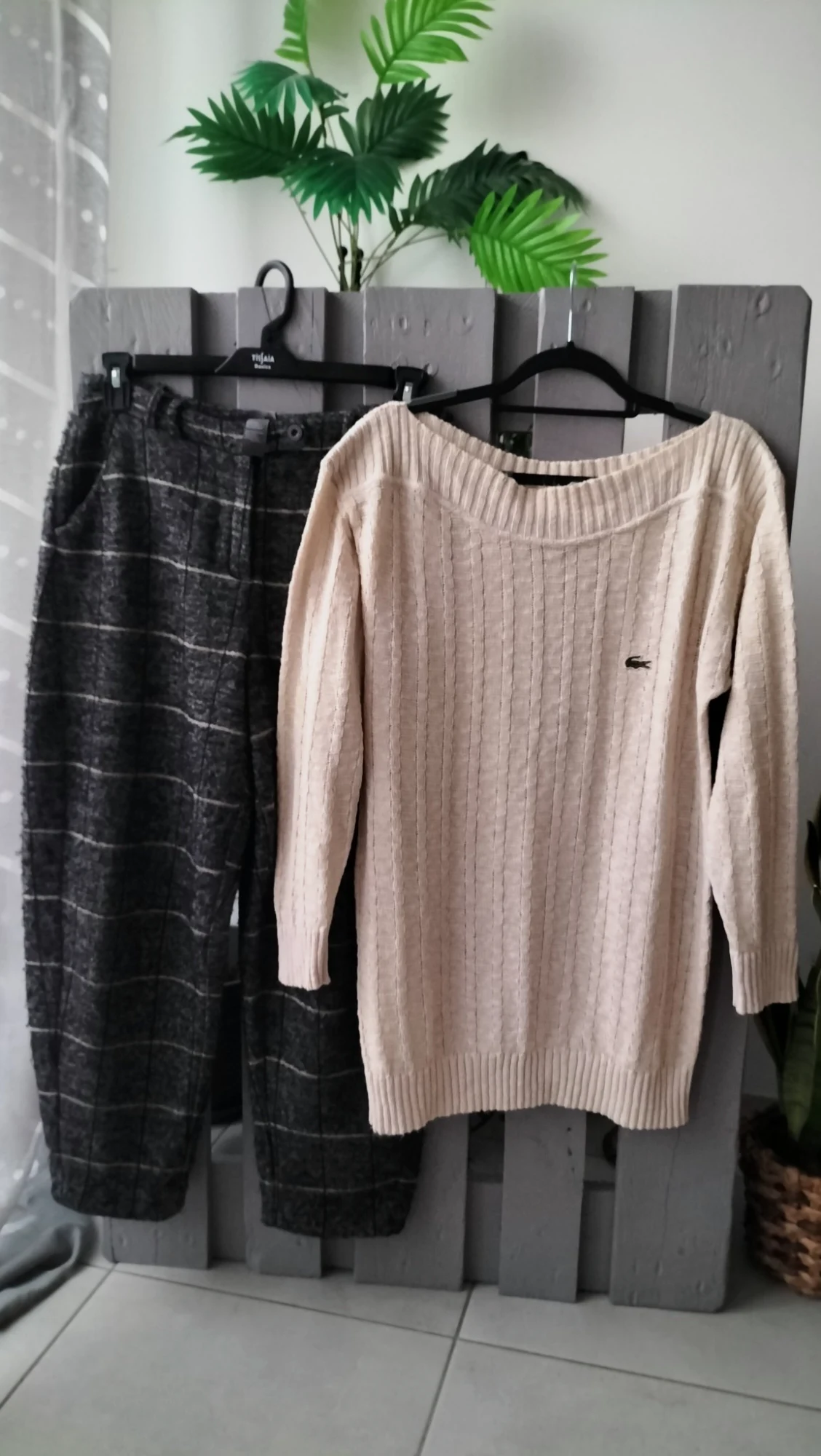Pull Lacoste & pantalon LILITT vintage